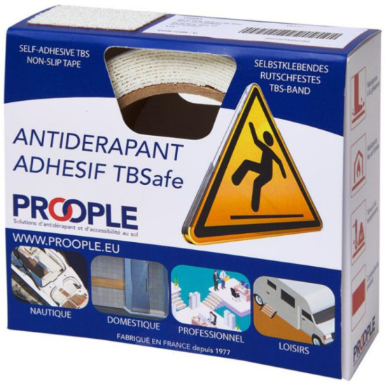 Antidérapant TBS 16 Adhésif Larg 40 MM en Rouleau Long 1,50 ml TBS0211--403940 PIECESBATEAUX.COM