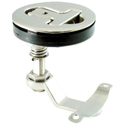 Chiusura per pavimento rotondo in acciaio inox 316 09120711--IMN PIECESBATEAUX.COM