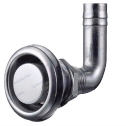 Salida acodada de acero inoxidable 09120787--IMN PIECESBATEAUX.COM