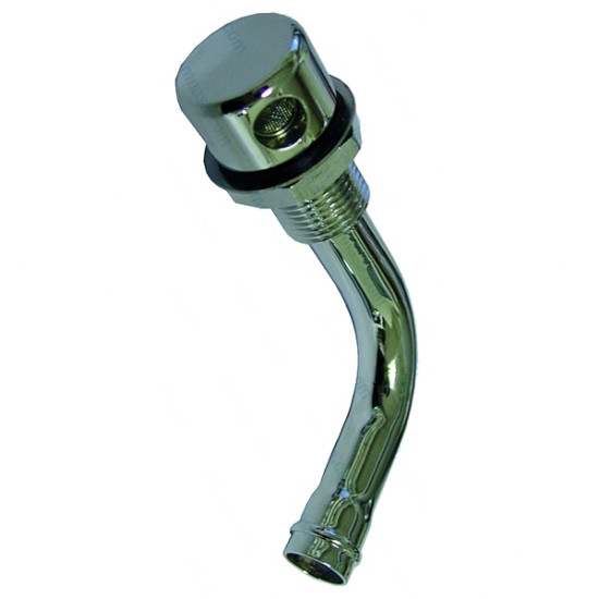 Ventosa acodada de latón cromado GS31151 PIECESBATEAUX.COM