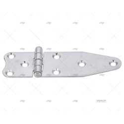 Cerniera inox 126x40X2 44250080--IMN PIECESBATEAUX.COM