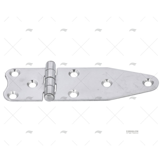 Bisagra de acero inoxidable 126x40X2 44250080--IMN PIECESBATEAUX.COM