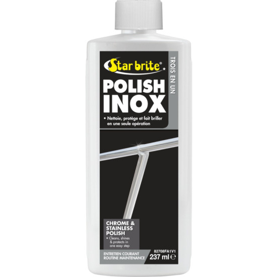 Lucidante per acciaio inossidabile e cromature Star Brite 478005 PIECESBATEAUX.COM