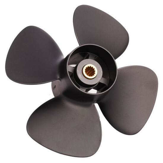 Hélice de empuje de 4 palas MERCURY TOHATSU 8 a 20 CV 5113-100-07 PIECESBATEAUX.COM