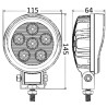 6x3W LED deck floodlight 65100474--GS10242 PIECESBATEAUX.COM