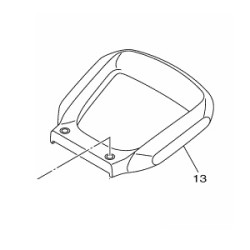 YAMAHA F2.5B carrying handle 6EG-G2731-00-00 PIECESBATEAUX.COM