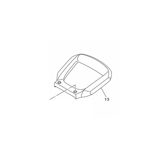 YAMAHA F2.5B carrying handle 6EG-G2731-00-00 PIECESBATEAUX.COM