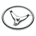 Schmitt &amp; Ongaro Elite stainless steel steering wheel, 340 mm diameter 7141321FG PIECESBATEAUX.COM