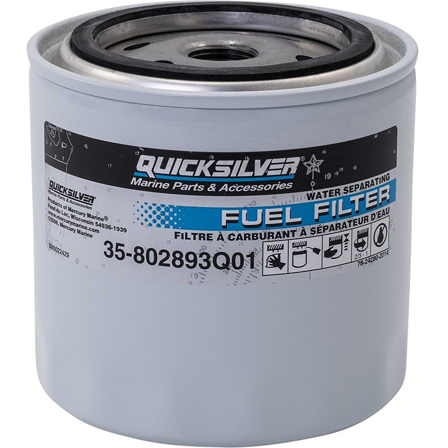 Filtro separatore carburante MERCURY (testa in alluminio) 802893Q4 PIECESBATEAUX.COM