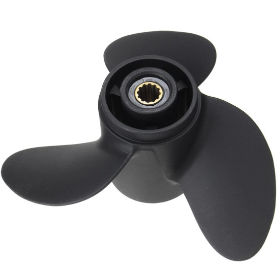 Hélice 3 palas BLACK MAX MERCURY TOHATSU 4 a 6 Cv 812949A02 PIECESBATEAUX.COM