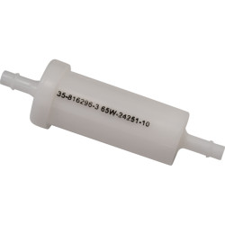Filtro benzina in linea diametro 6 mm - 1/4 816296K03 PIECESBATEAUX.COM