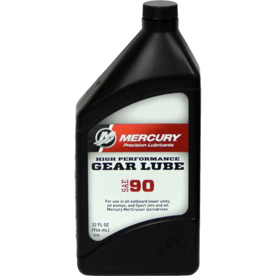 Huile d'Embase QUICKSILVER High-Performance (1L) 8M0219575 PIECESBATEAUX.COM