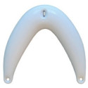 White PVC bow fender 35 x 35 cm 87250315 PIECESBATEAUX.COM