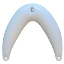 Defensa de arco de PVC blanco 35 x 35 cm 87250315 PIECESBATEAUX.COM