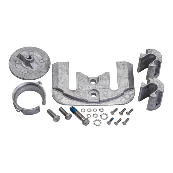 Kit Anodes Aluminium MERCRUISER pour Embase BRAVO 1 888758Q02 PIECESBATEAUX.COM