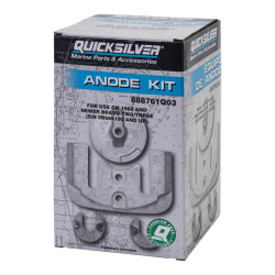 Kit anodi in alluminio MERCRUISER per piede BRAVO 2 e 3 888761Q03 PIECESBATEAUX.COM