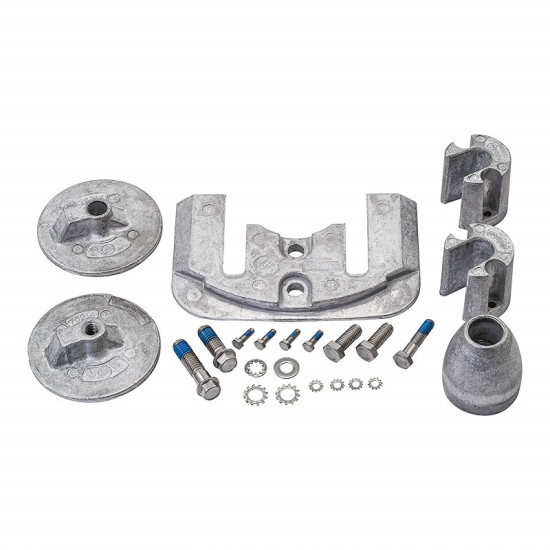 Kit anodi in alluminio MERCRUISER per piede BRAVO 3 (2003 e +) 888761Q04 PIECESBATEAUX.COM