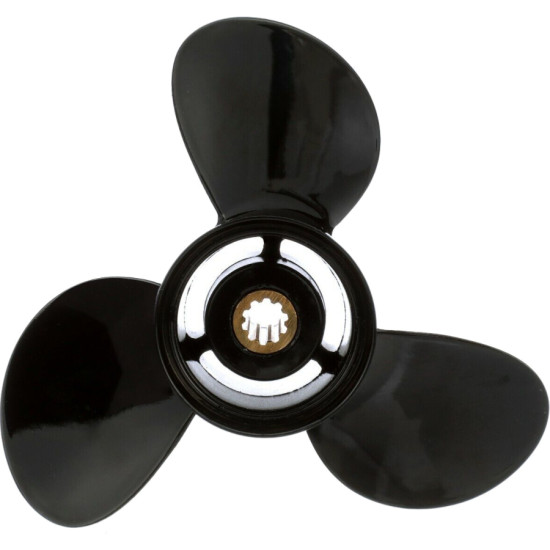 Elica 3 pale BLACK MAX MERCURY TOHATSU 25 a 30Cv QA2190R--896890A10 PIECESBATEAUX.COM