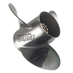 Hélice de acero inoxidable de 3 palas MERCURY VENGEANCE XS 25 y 30 CV 899818A05 PIECESBATEAUX.COM