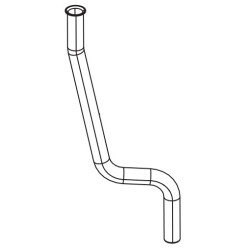 MERCURY 75-115 hp 4-stroke water intake tube 8M0026130 PIECESBATEAUX.COM