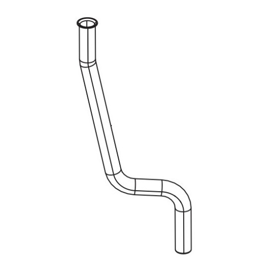 MERCURY 75-115 hp 4-stroke water intake tube 8M0026130 PIECESBATEAUX.COM