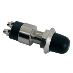 Interruptor pulsador estanco de 12 V en 30 A (cristal negro) 000651--EURO PIECESBATEAUX.COM