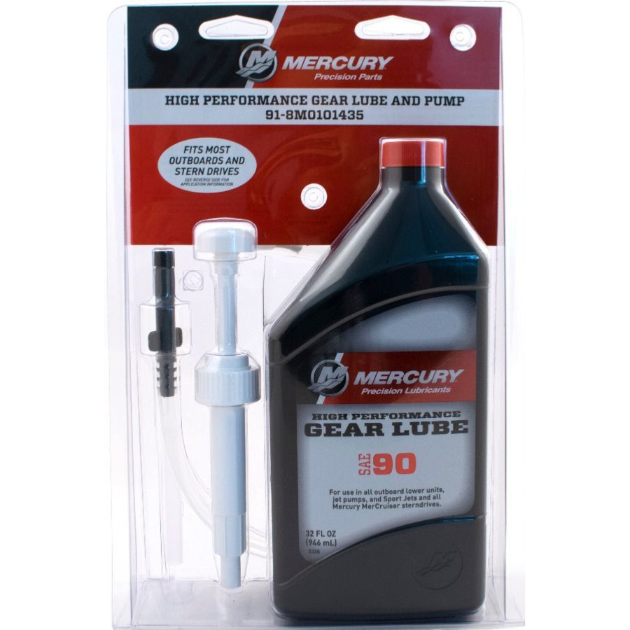 Aceite pies QUICKSILVER High-Performance (1 l) + bomba de llenado 8M0219576 PIECESBATEAUX.COM