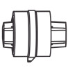 MERCURY 75-115 EFI Superior Silent Block 8M0056774 PIECESBATEAUX.COM