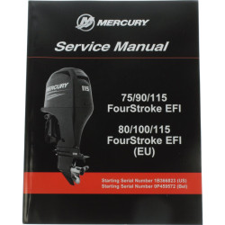 Manuale di servizio MERCURY 75-115 EFI (2006-2014) 8M0085380 PIECESBATEAUX.COM