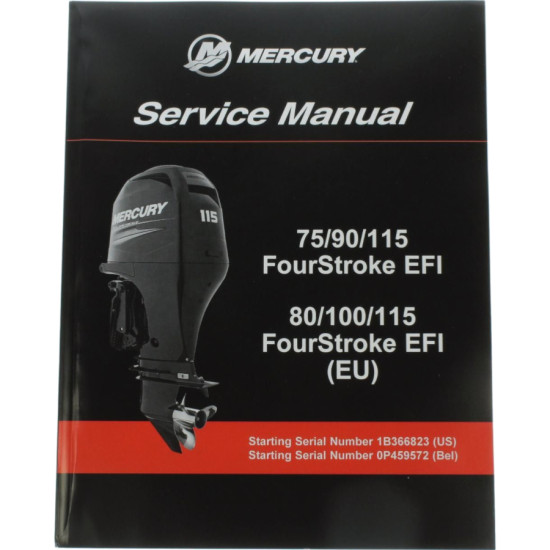 Manuale di servizio MERCURY 75-115 EFI (2006-2014) 8M0085380 PIECESBATEAUX.COM