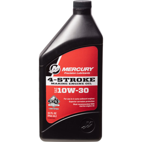 Olio fuoribordo 4 Tempi QUICKSILVER 10W30 (1L) 8M0086220--8M0206950 PIECESBATEAUX.COM