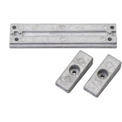 Kit de ánodos de aluminio MERCURY para 30 a 125 CV 8M0107546--8M0107547 PIECESBATEAUX.COM