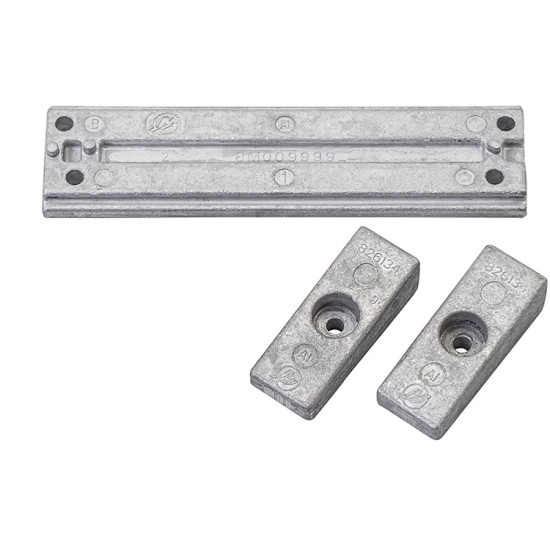 Kit de ánodos de aluminio MERCURY para 30 a 125 CV 8M0107546--8M0107547 PIECESBATEAUX.COM