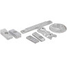Kit de ánodos de aluminio MERCURY para VERADO 350 8M0116589--8M0116590 PIECESBATEAUX.COM