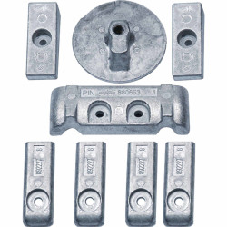 Kit anodi in alluminio MERCURY VERADO L6 da 200 a 300 CV RECKITMVERADO6AL PIECESBATEAUX.COM