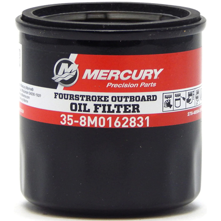 Filtro olio MERCURY TOHATSU YAMAHA 8-140 CV 4 Tempi 8M0162832 PIECESBATEAUX.COM