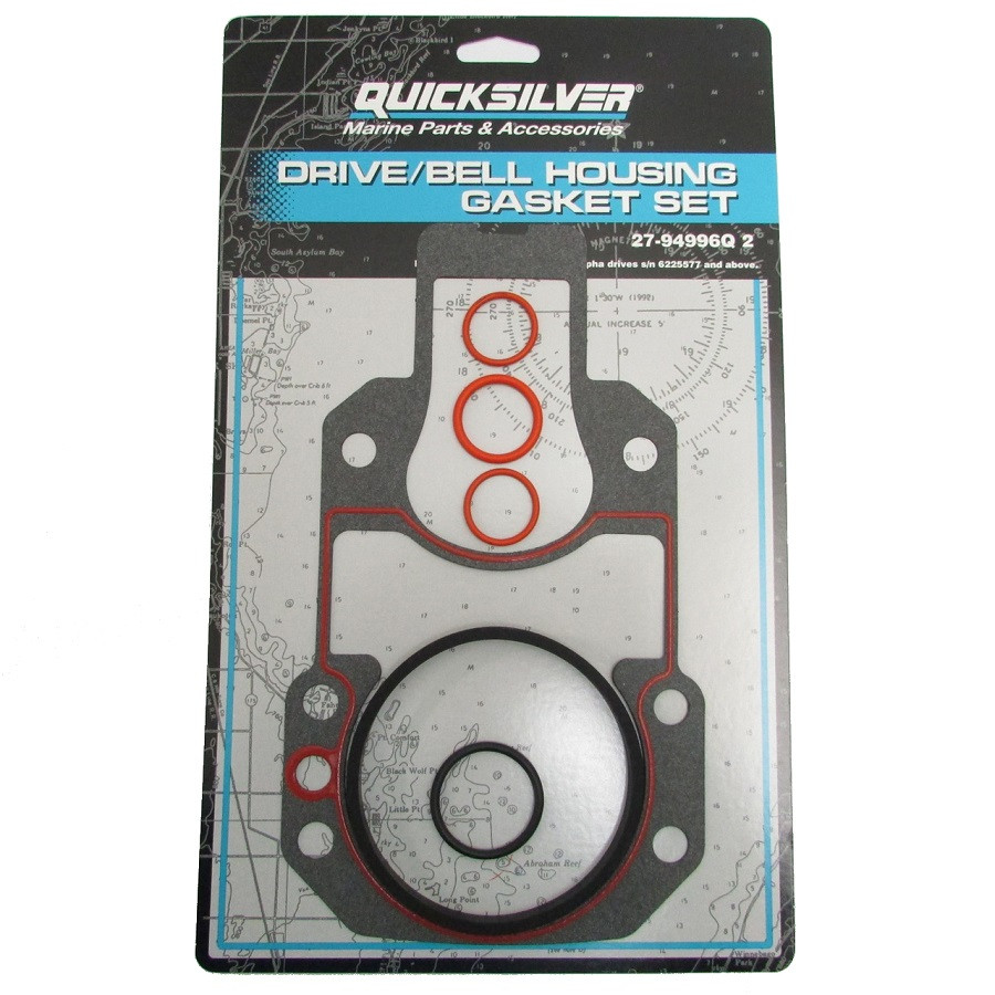 Sacchetto di guarnizioni piatto piede MERCRUISER ALPHA One e Gen II 94996Q2 PIECESBATEAUX.COM