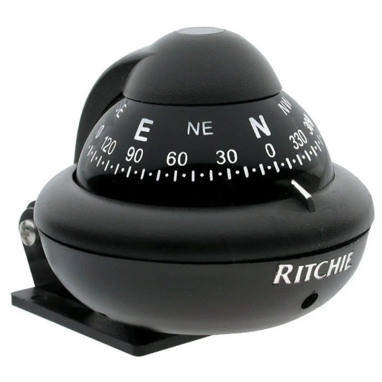 Brújula de navegación RITCHIE SPORT X-10 NEGRA RITX-10 PIECESBATEAUX.COM
