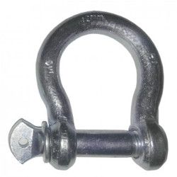 Eslabón de unión galvanizado con forma de lira de 12 mm AC352212 PIECESBATEAUX.COM