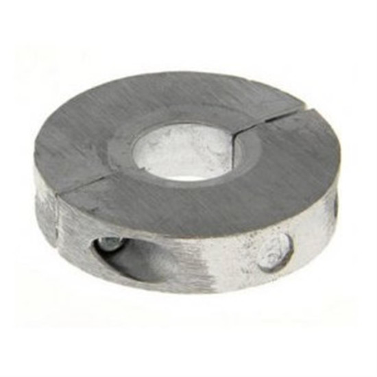 Zinc anode, narrow neck, inner diameter 19 mm, thickness 15 mm ANO801 PIECESBATEAUX.COM