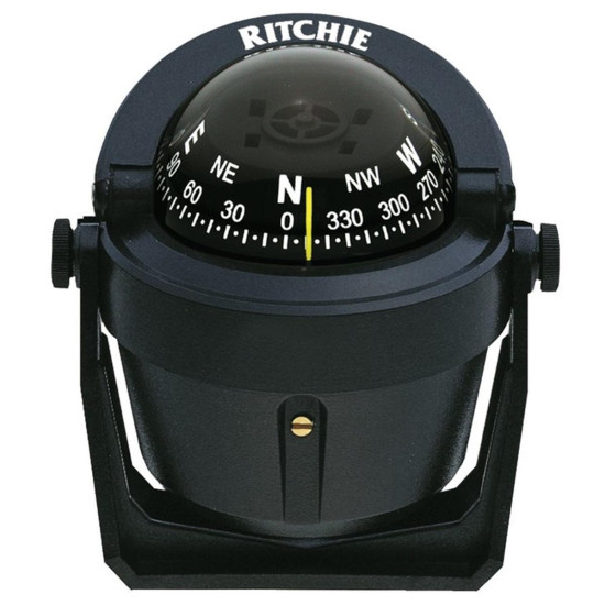 Brújula de navegación RITCHIE EXPLORER B-51 NEGRA 70 mm RITB-51 PIECESBATEAUX.COM