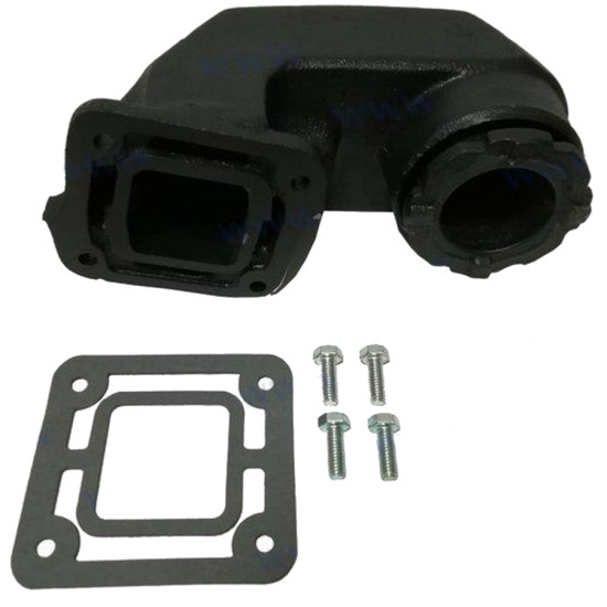 Codo de escape OMC 3.0L 4 cilindros BARROMC-20-910380 PIECESBATEAUX.COM