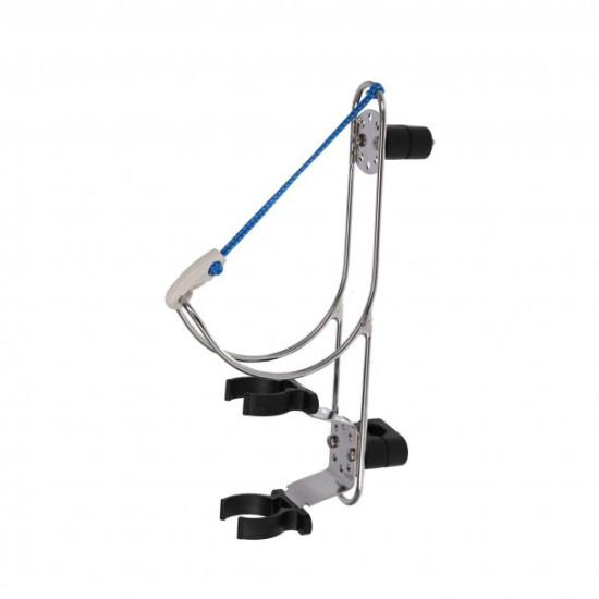 Supporto in acciaio inox per boa a ferro di cavallo o boa a corona + fiamma BU500103 PIECESBATEAUX.COM