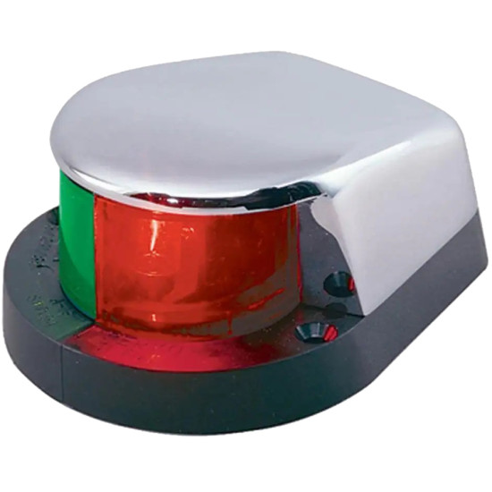 Fanale di navigazione anteriore bicolore cromato 40250753 PIECESBATEAUX.COM
