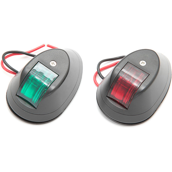 Set mit 2 Navigationsleuchten, Kunststoff, schwarz EA-C91003-1 PIECESBATEAUX.COM