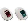 Kit di 2 luci di navigazione in plastica bianca EA-C91004-1 PIECESBATEAUX.COM