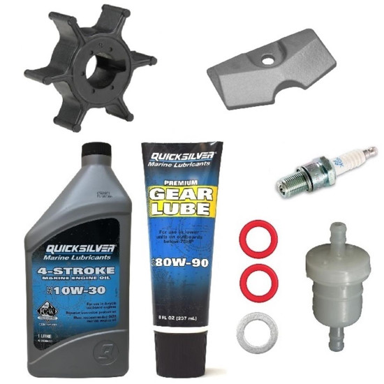 Revisión kit YAMAHA F4B, F5A, F6C 4-Tiempos (2010-2024) F6C PIECESBATEAUX.COM