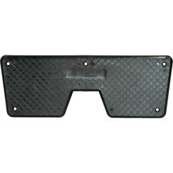 Placa protectora de plástico negro para el cuadro de popa GS73131--09121668 PIECESBATEAUX.COM