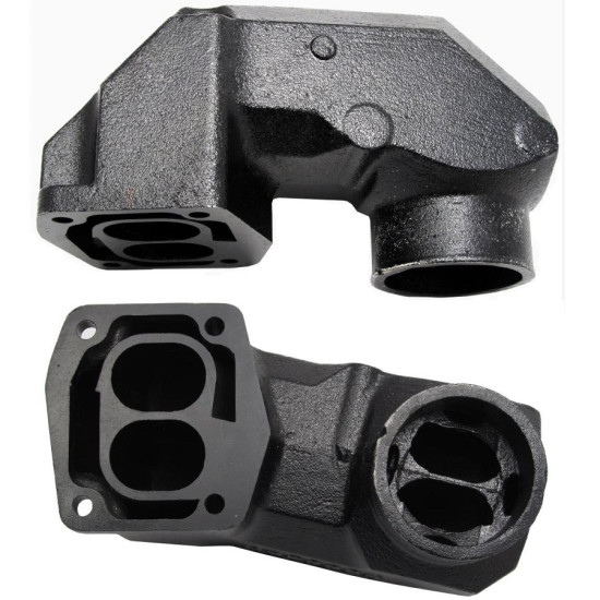 Codo de escape OMC 2.3L 4 cilindros HGE3394 PIECESBATEAUX.COM