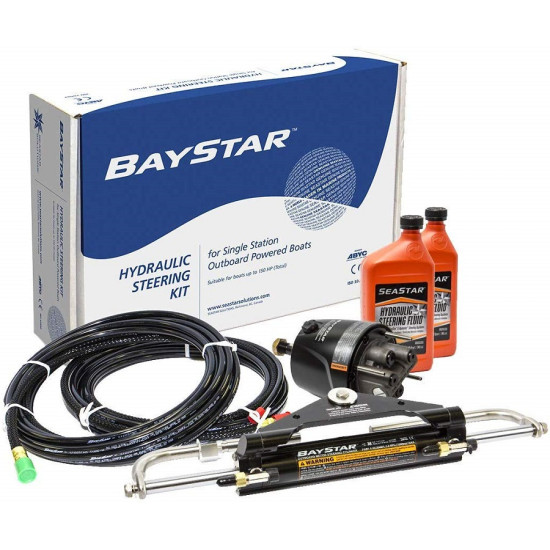Baystar Standard Hydraulic Steering Kit (up to 150 hp) HK4200-4 PIECESBATEAUX.COM